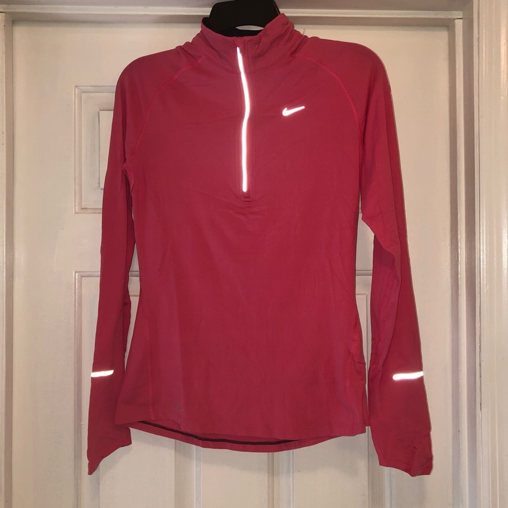 COPY - Nike Dry fit women’s pink Quarter Zip jacket SZ S